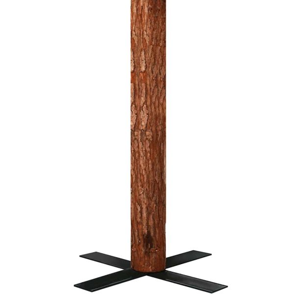 Árvore de Natal fina pré-iluminada com bolas 210 cm verde - Image 5