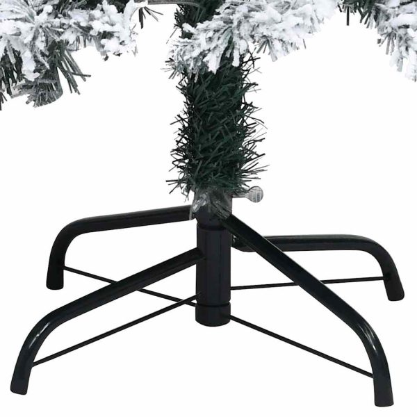 Árvore Natal artificial pré-iluminada c/ bolas 210 cm PVC verde - Image 4