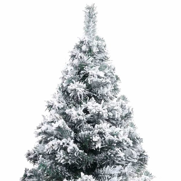 Árvore Natal artificial pré-iluminada c/ bolas 210 cm PVC verde - Image 5