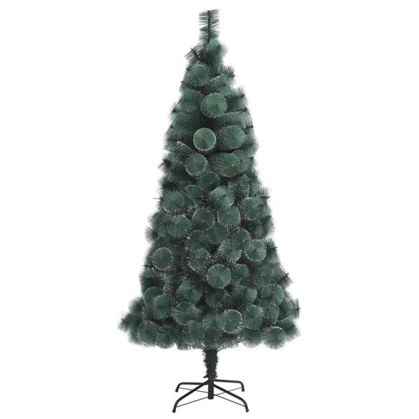 Árvore Natal artificial c/ luzes LED/bolas 150 cm PVC/PE verde - Image 3