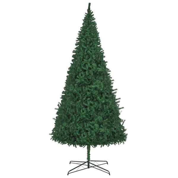 Árvore Natal artificial pré-iluminada c/ bolas/LEDs 400cm verde - Image 2