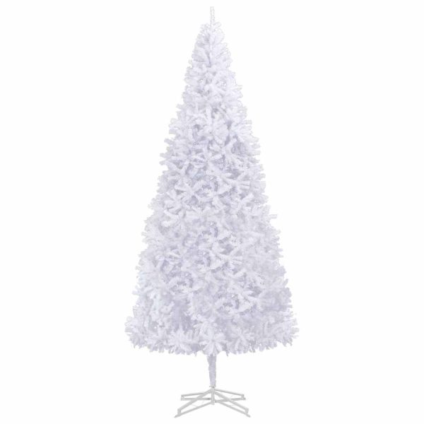 Árvore Natal artificial pré-iluminada c/bolas/LEDs 500cm branco - Image 2
