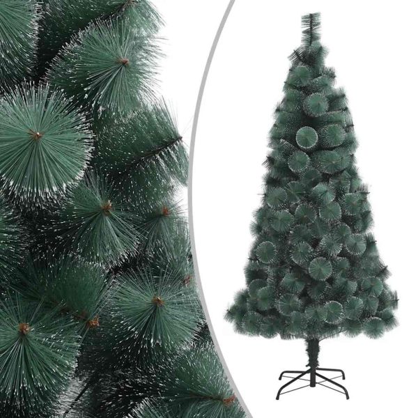 Árvore Natal artificial c/ luzes LED/bolas 150 cm PVC/PE verde - Image 2