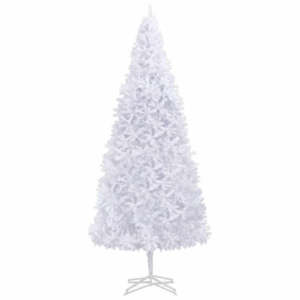 Árvore Natal artificial pré-iluminada c/bolas/LEDs 500cm branco - Image 3