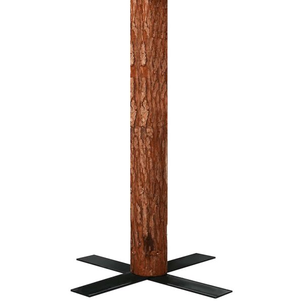 Árvore de Natal fina pré-iluminada com bolas 150 cm PVC verde - Image 5