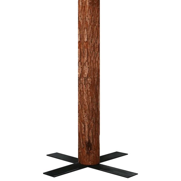 Árvore de Natal fina pré-iluminada com bolas 210 cm verde - Image 5