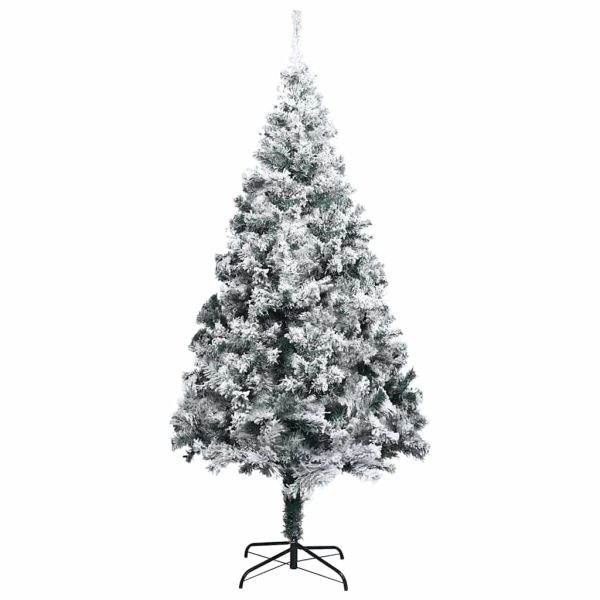 Árvore Natal artificial pré-iluminada c/ bolas 180 cm PVC verde - Image 2