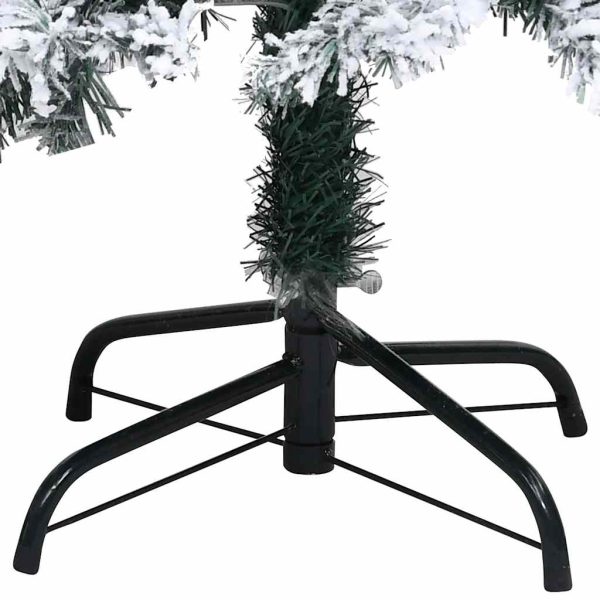 Árvore Natal artificial pré-iluminada c/ bolas 240 cm PVC verde - Image 5