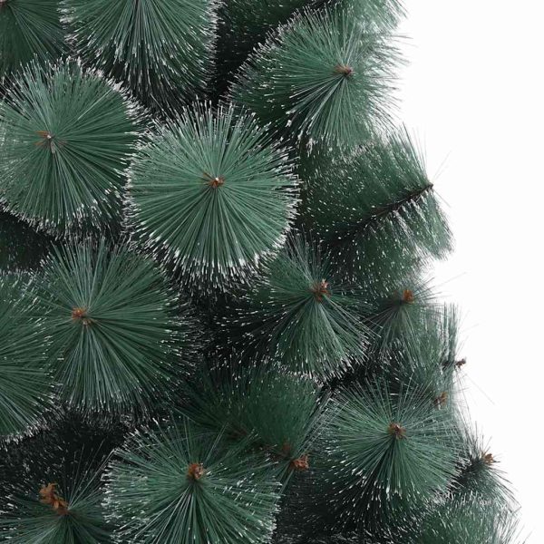 Árvore Natal artificial c/ luzes LED/bolas 150 cm PVC/PE verde - Image 4