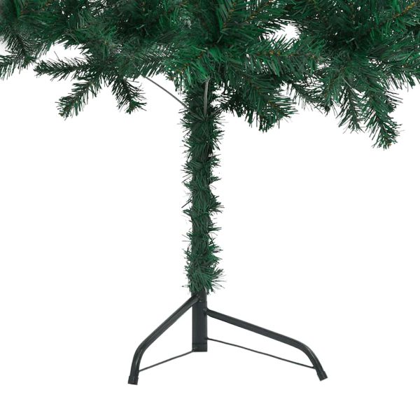 Árvore Natal artif. canto c/ luzes LED/bolas 150 cm PVC verde - Image 5