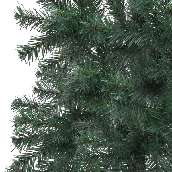 Árvore Natal artif. canto c/ luzes LED/bolas 150 cm PVC verde - Image 6