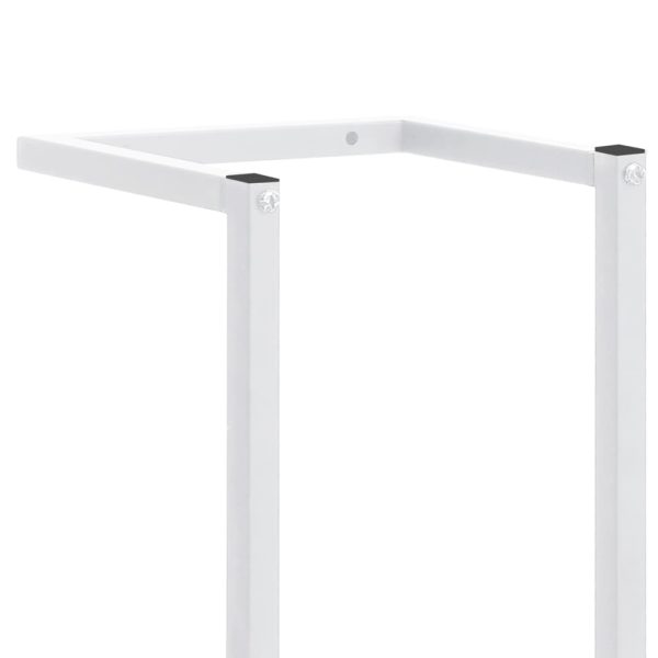 Toalheiro 25x20x95 cm aço branco - Image 6