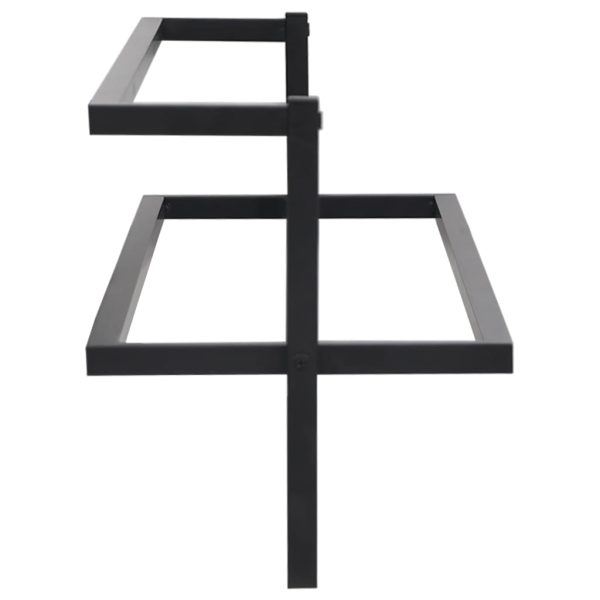Toalheiro 95x25x22 cm ferro preto - Image 4