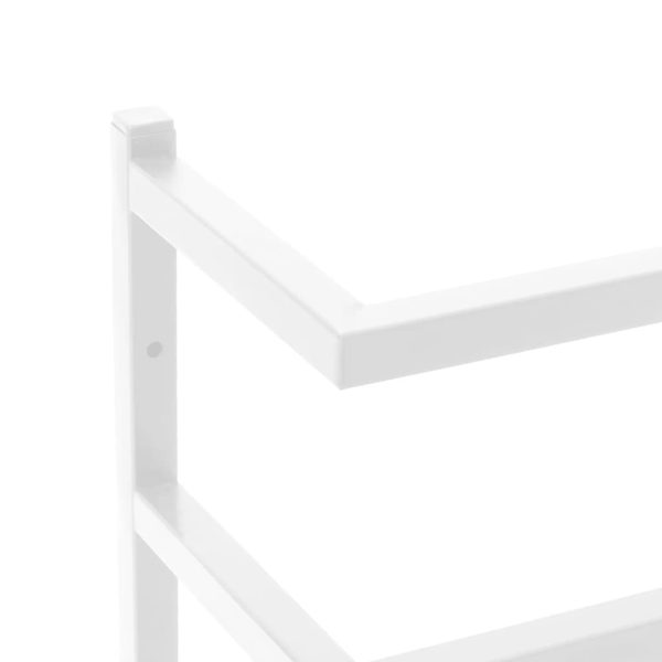 Toalheiro 24x12x96 cm aço branco - Image 6