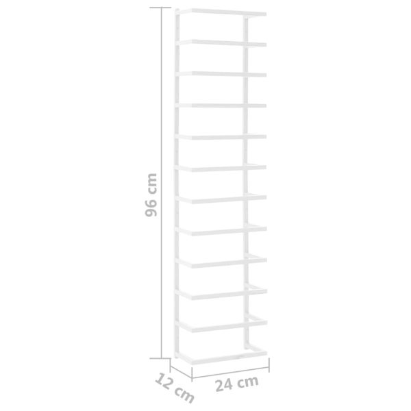 Toalheiro 24x12x96 cm aço branco - Image 7