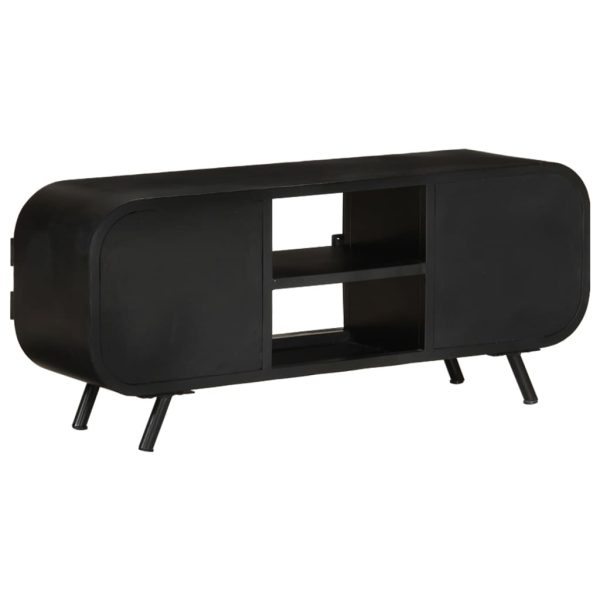 Móvel de TV 110x30x45 cm madeira recuperada maciça - Image 3