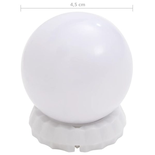 Iluminação de espelho c/ 8 lâmpadas LED branco quente e frio - Image 7