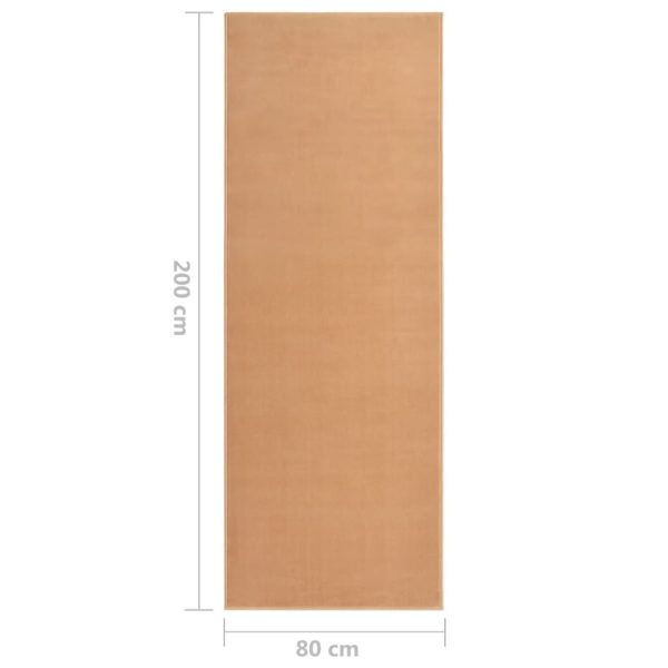 Passadeira 80x200 cm polipropileno bege - Image 6