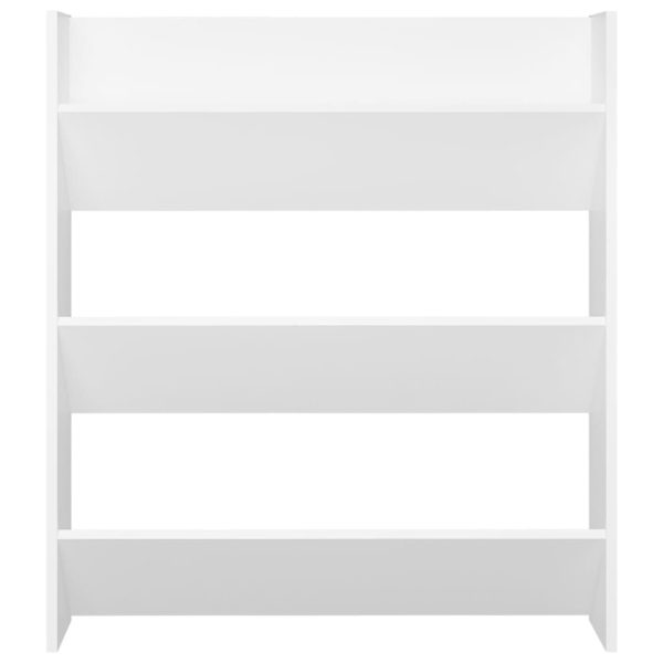 Sapateira de parede 80x18x90 cm contraplacado branco - Image 4