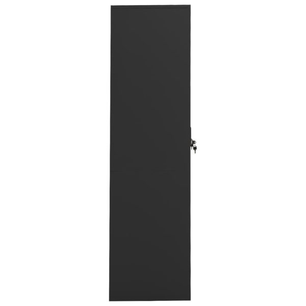 Roupeiro 80x50x180 cm aço antracite - Image 3