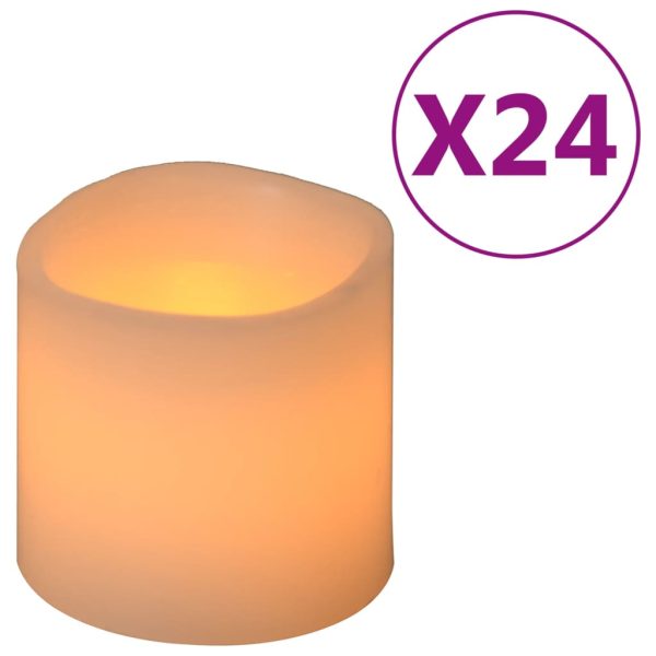 Velas LED elétricas 24 pcs branco quente - Image 2
