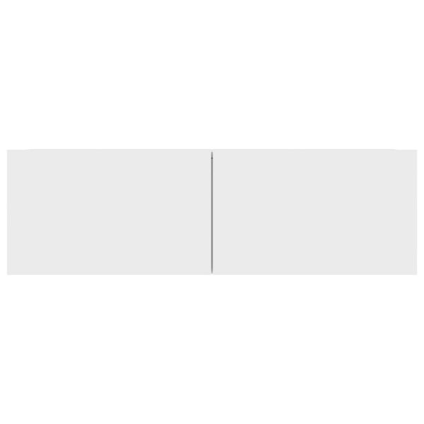 Móveis de TV 4 pcs 100x30x30 cm contraplacado branco - Image 6