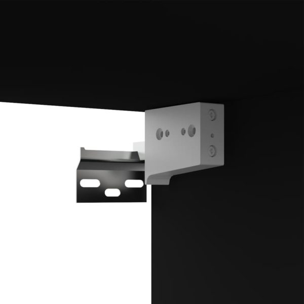 Móveis de TV 4 pcs 80x30x30 cm contraplacado preto - Image 6