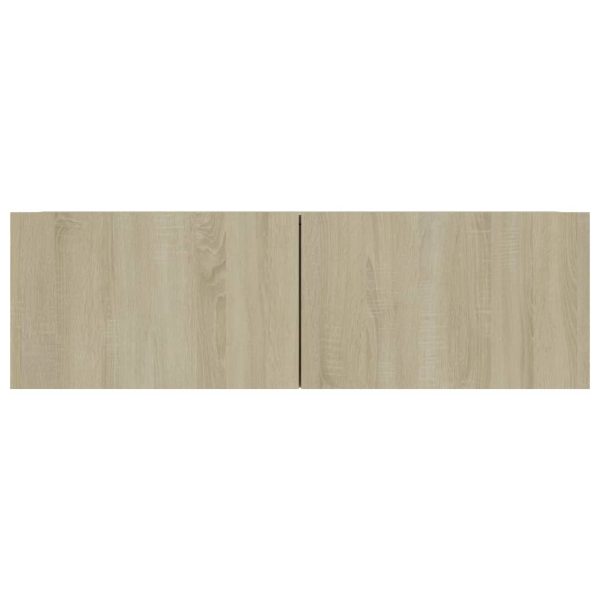 Móveis de TV 4pcs 100x30x30cm contraplacado cor carvalho sonoma - Image 6