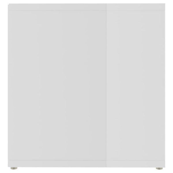 Móveis de TV 2 pcs 72x35x36,5 cm contraplacado branco brilhante - Image 6