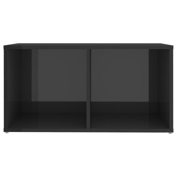 Móveis de TV 2 pcs 72x35x36,5 cm contraplacado cinza brilhante - Image 5