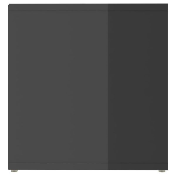 Móveis de TV 2 pcs 72x35x36,5 cm contraplacado cinza brilhante - Image 6