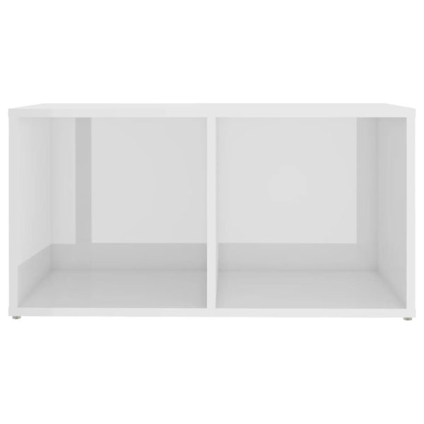 Móveis de TV 4 pcs 72x35x36,5 cm contraplacado branco brilhante - Image 5