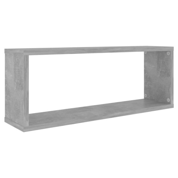 Prateleiras parede cúbicas 6pcs contr. 60x15x23cm cinza cimento - Image 4