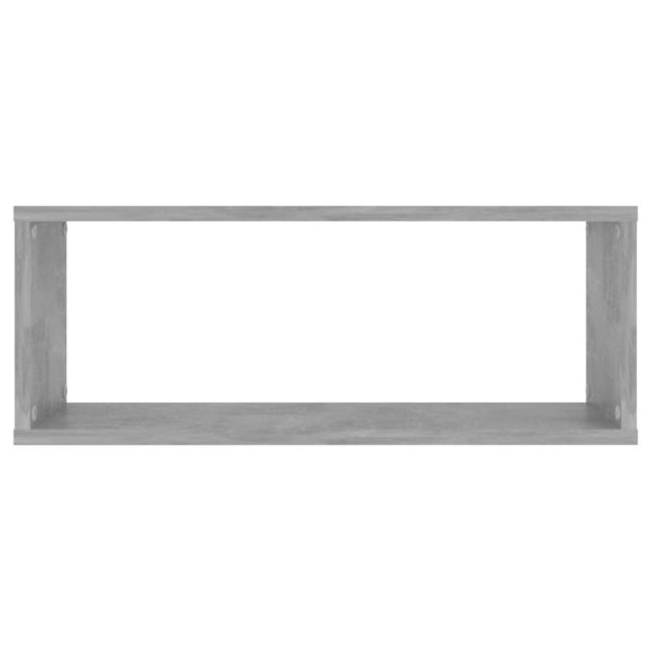 Prateleiras parede cúbicas 6pcs contr. 60x15x23cm cinza cimento - Image 5