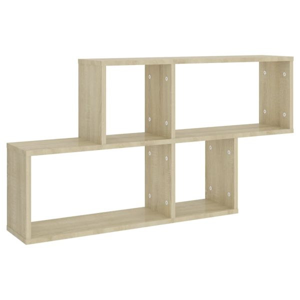 Estante de parede 100x18x53 cm contraplacado carvalho sonoma - Image 2