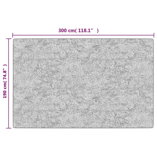 Tapete lavável antiderrapante 190x300 cm antracite - Image 7