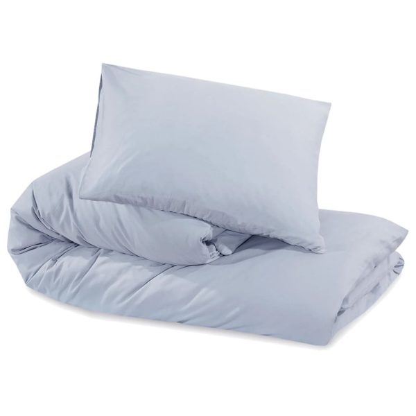Conjunto de capa de edredão 260x220 cm microfibra leve cinza - Image 6