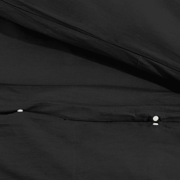 Conjunto de capa de edredão 200x220 cm microfibra leve preto - Image 8