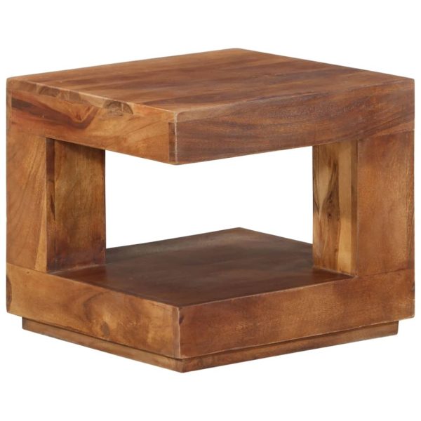 Mesa de centro 45x45x40 cm madeira de acácia maciça