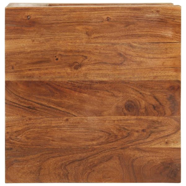 Mesa de centro 45x45x40 cm madeira de acácia maciça - Image 3