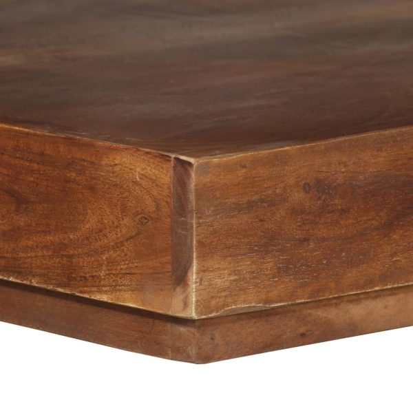 Mesa de centro 45x45x40 cm madeira de acácia maciça - Image 6