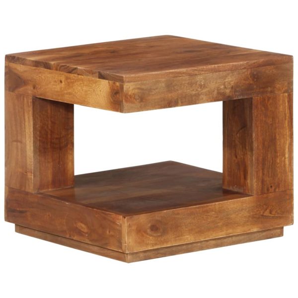 Mesa de centro 45x45x40 cm madeira de acácia maciça - Image 9