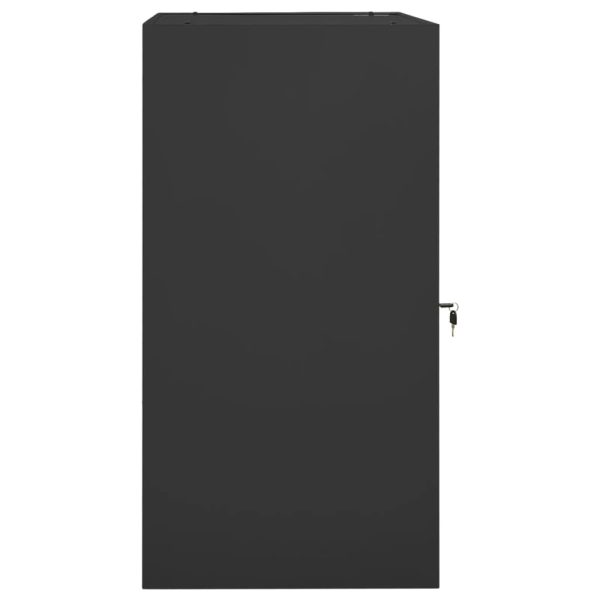 Armário para selas 53x53x105 cm aço antracite - Image 3
