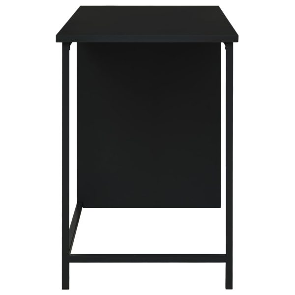 Secretária industrial c/ gavetas 105x52x75 cm aço preto - Image 4