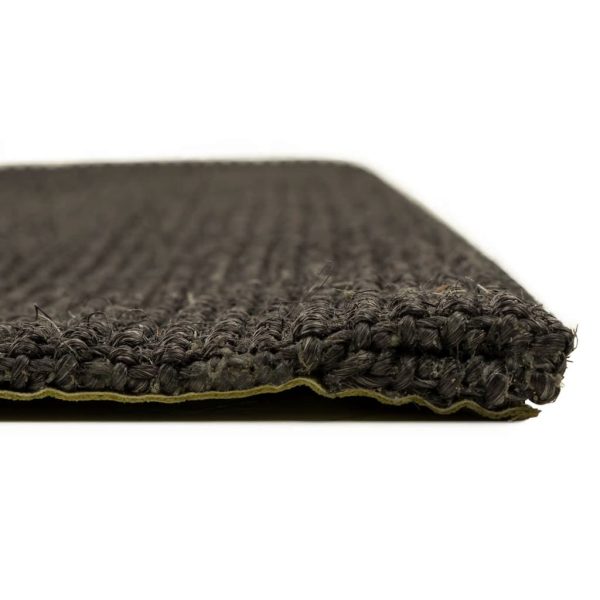 Tapete sisal natural 80x300 cm preto - Image 6
