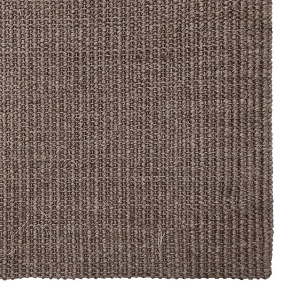 Tapete sisal natural 66x200 cm castanho - Image 3