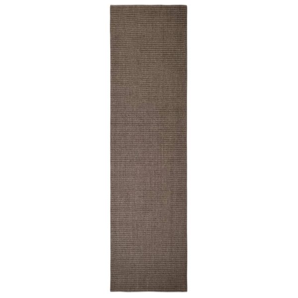 Tapete sisal natural 66x250 cm castanho - Image 2
