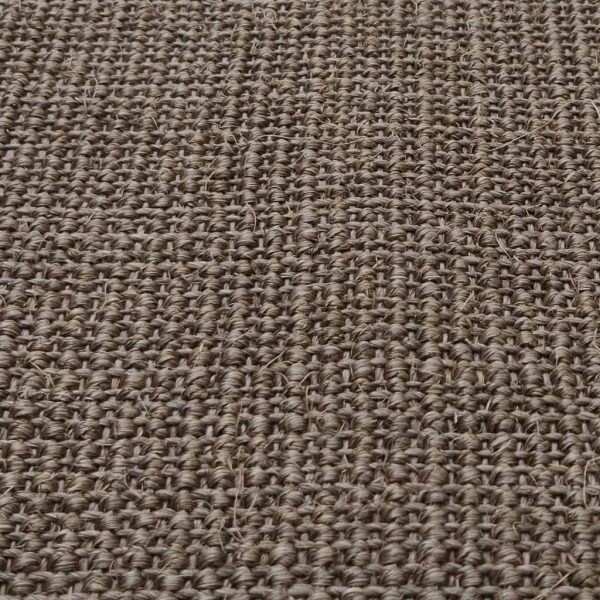 Tapete sisal natural 80x200 cm castanho - Image 4