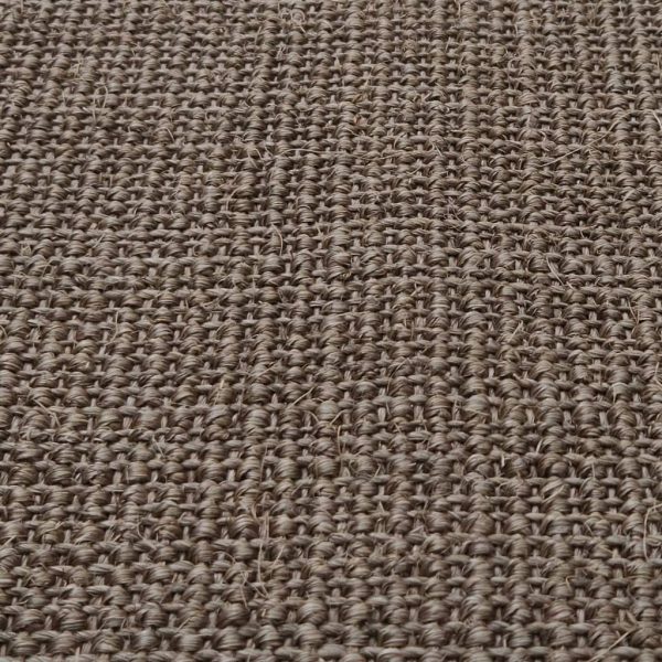 Tapete sisal natural 80x300 cm castanho - Image 4
