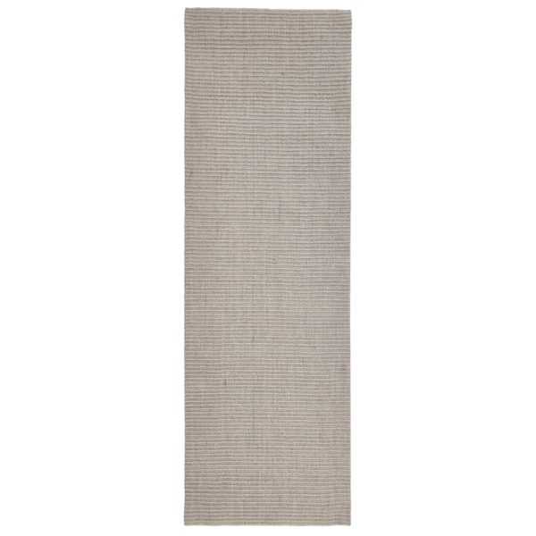 Tapete sisal natural 80x250 cm cor areia - Image 2